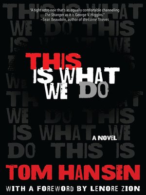 cover image of This Is What We Do